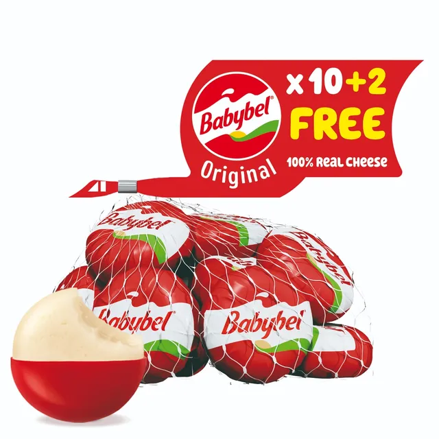 Mini Babybel Original Cheese Snack +2 free pieces