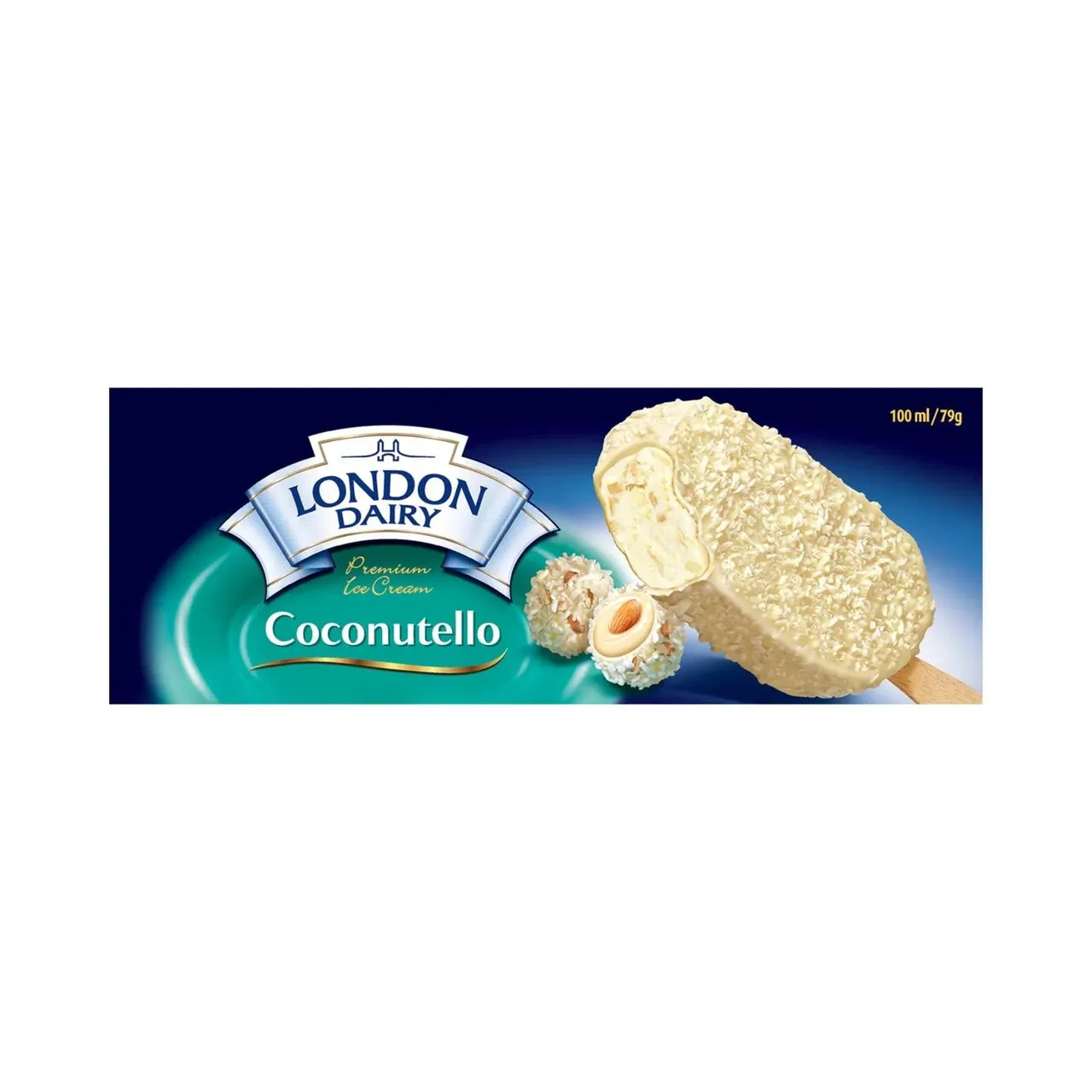 London Dairy آيس كريم استيك بجوز الهند Coconutello