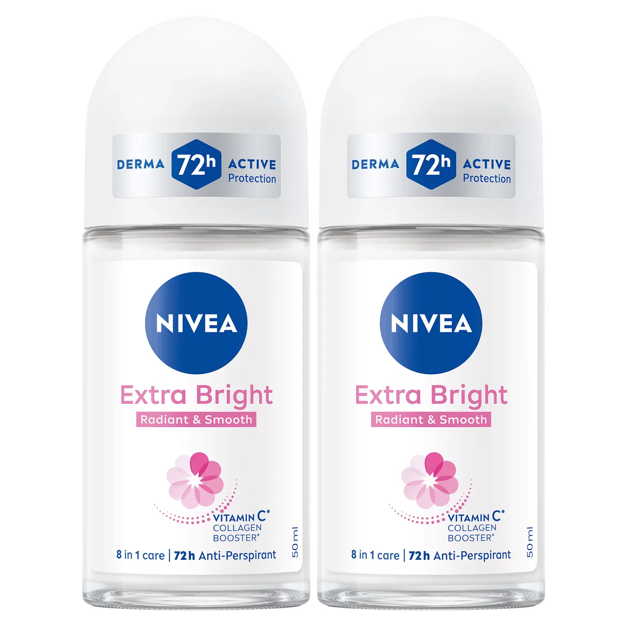 Nivea مزيل عرق رول أون راديانت وسMooyh
