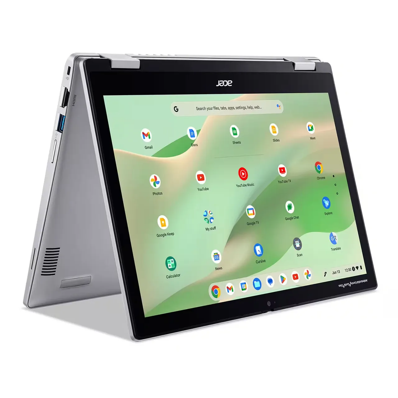 Acer Chromebook Spin 312 شاشة لمس 12.2-inch - Intel Core i3-N305، 8GB RAM، 128GB eMMC - فضي