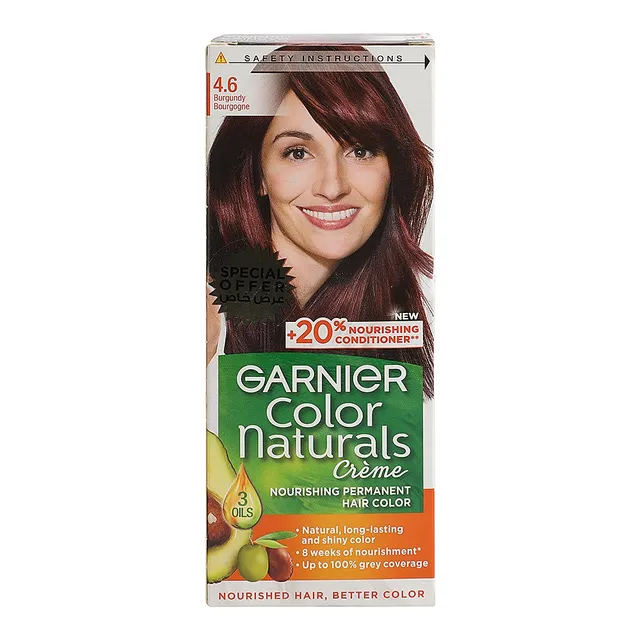 Garnier Color Naturals Nourishing Permanent Hair Color - 3 Oils - Burgundy