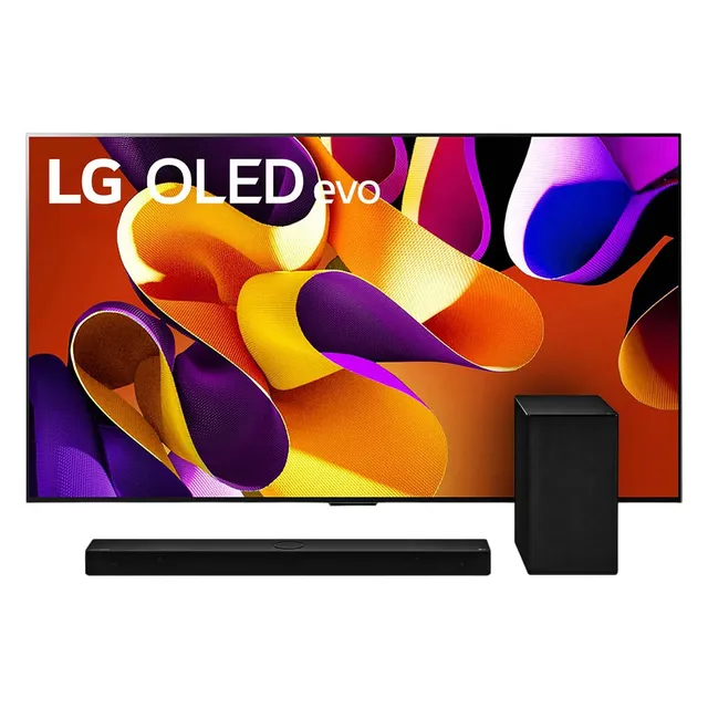 LG 83-Inch 4K Ultra HD, Smart OLED TV, OLED83G46LA, Black with Soundbar, SC9S
