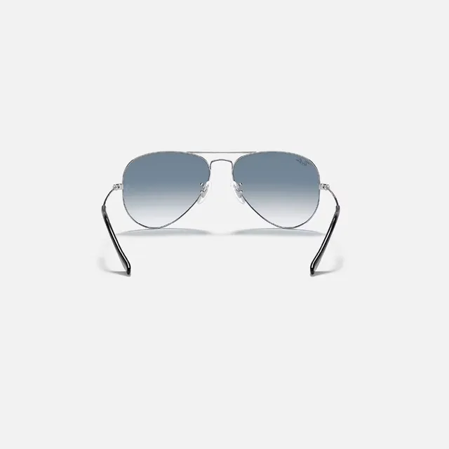 Rayban 58 mm Unisex Aviator Sunglasses, Silver, RB3025-003/3F-58