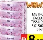Metro Facial Tissues