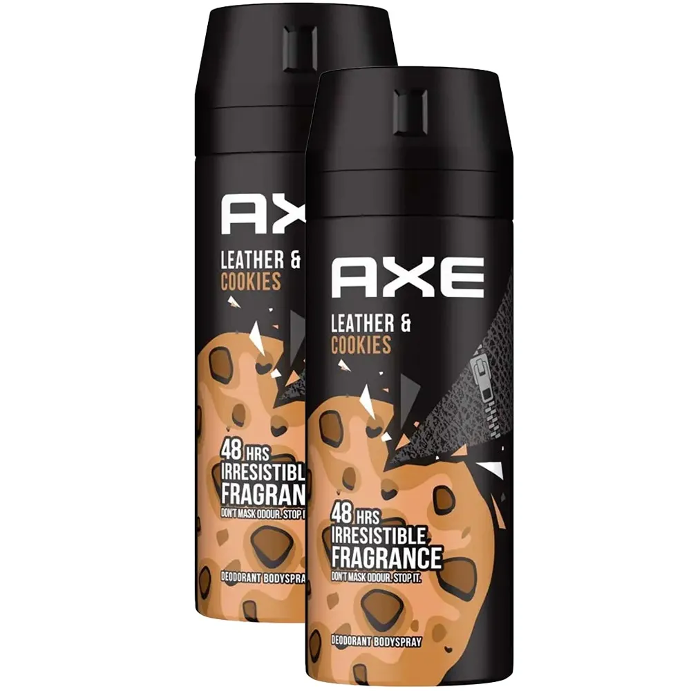 Axe بخاخ للجسم Leather & Cookies انتعاش متواصل 48H
