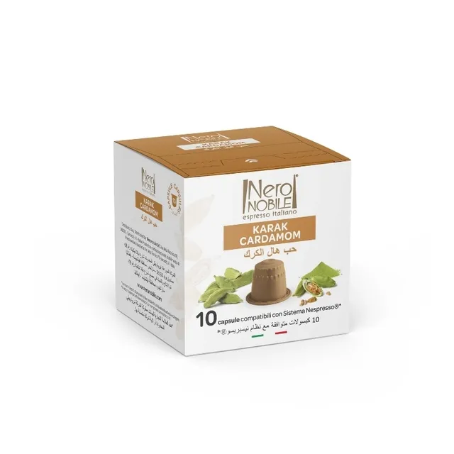 Nero Nobile Nespresso Karak Cardamom Capsules - 10 Pcs