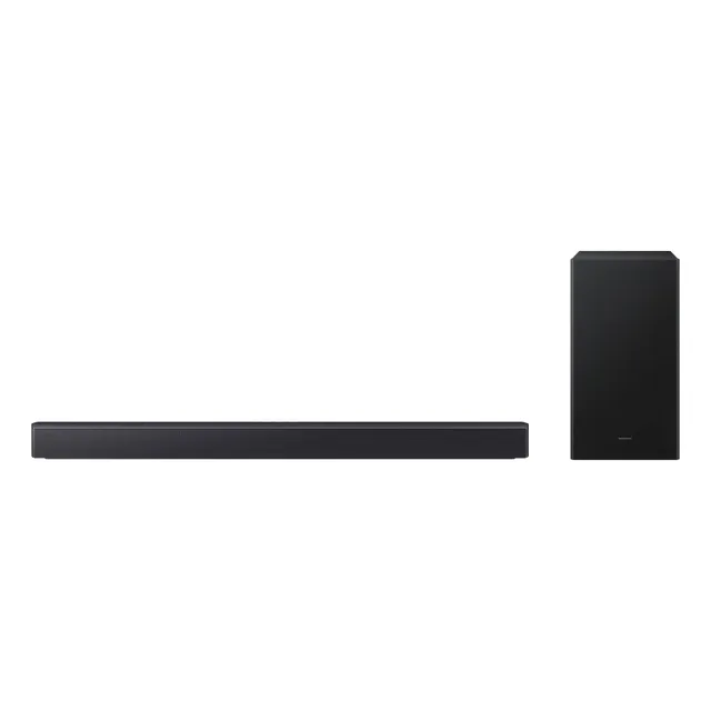 Samsung HW-B450F/ZN, 2.1 Channel Cinema Bluetooth Soundbar with Subwoofer and Remote, Titan Black