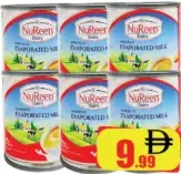 Nureen حليب مبخر - 6 x