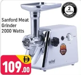 Sanford Meat Grinder 2000 Watts