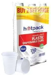 Hotpack أكواب بلاستيكية هوت باك