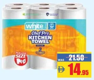 White Kitchen Towel