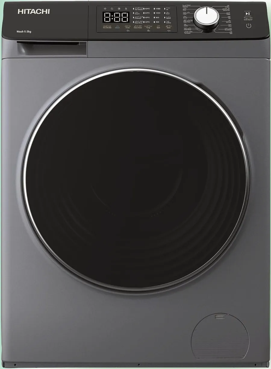 Hitachi غسالة ملابس بتحميل أمامي Bd-9504Hvos