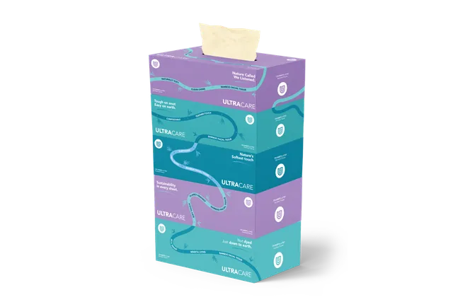 Ultra Care Bamboo Facial Tissue - 5 x 170 Sheets