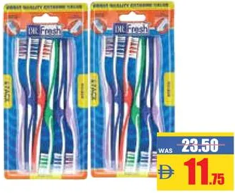 Dr. Fresh Toothbrushes Assorted