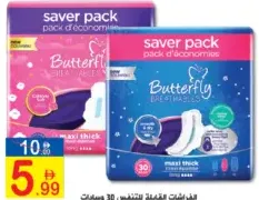 Butterfly Breathables Pads Assorted