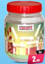 Sunpet مرطبان زجاجي على شكل زجاجة
