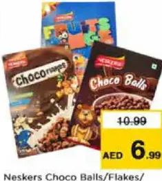 Neskers Choco Balls/Flakes/Rings