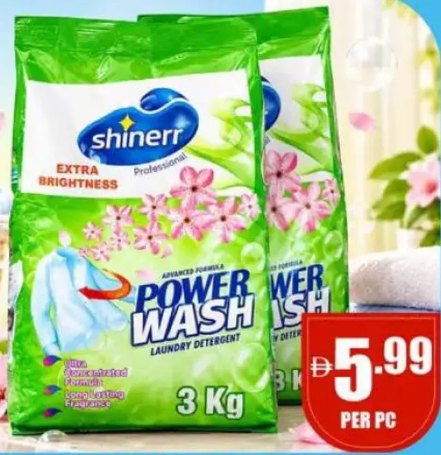 Shinerr Power Wash Detergent Powder
