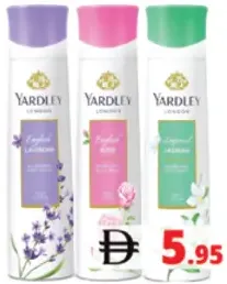 Yardley بخاخ للجسم مشكل
