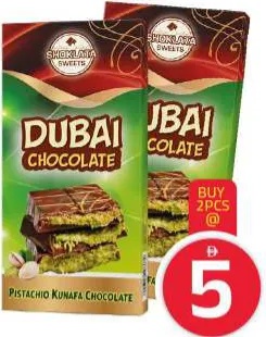 Shoklata Chocolate Kunafa Pistachio