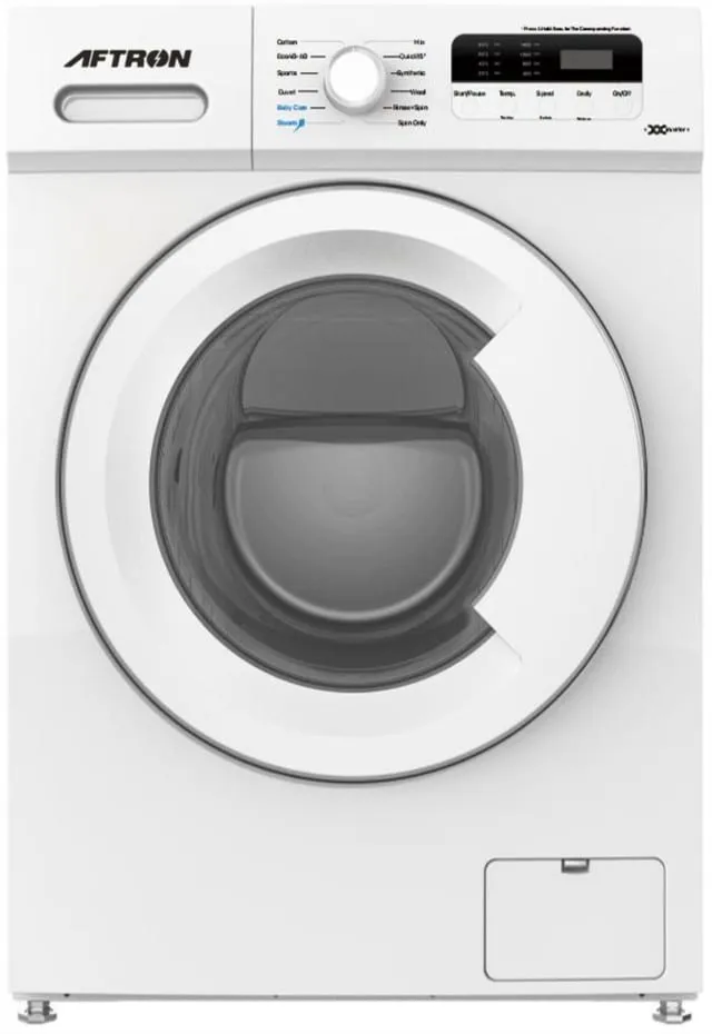 Aftron 1200 rpm, 12 Wash Programs with BLDC Motor Front Load Washing Machine White AFWF7820FSI
