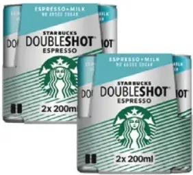 Starbucks قهوة دبل شوت ستاربكس