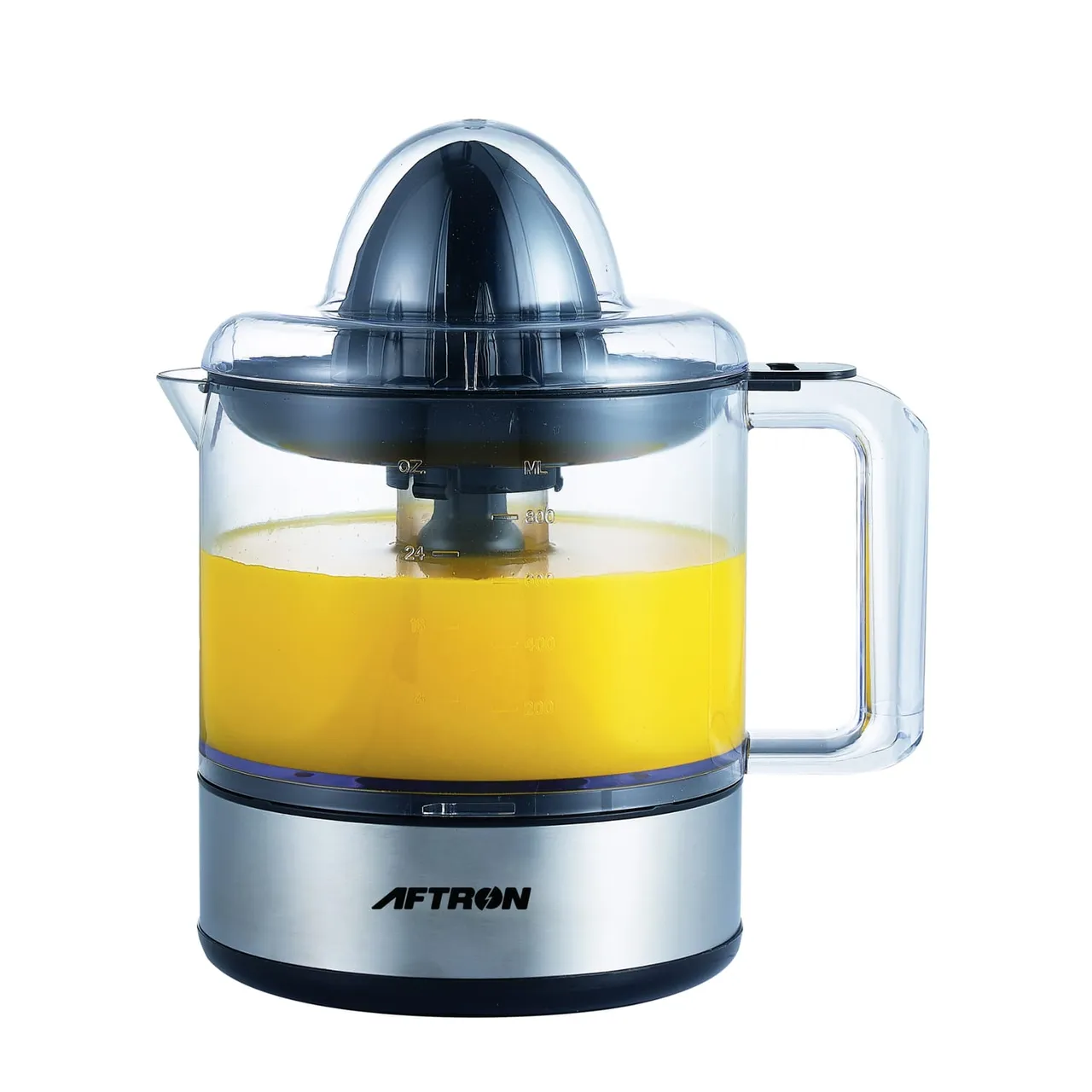 Aftron عصارة حمضيات، بقدرة 30 W، أسود/فضي، AFJ9030N-D