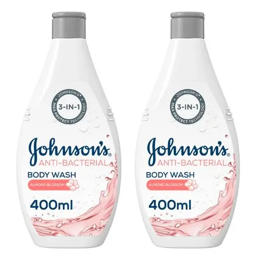 Johnson&Johnson Body Wash Almond - 2 x 400m