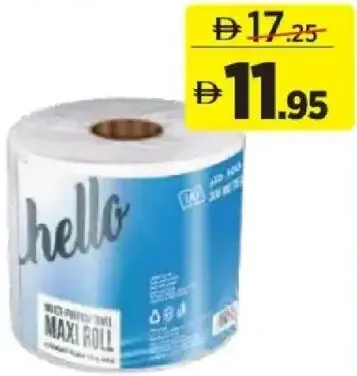 Hello Maxi Roll 1Ply