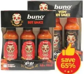 Buno Habanero Hot Sauce Assorted