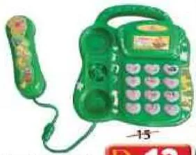 Battery Operated Telephone With Light