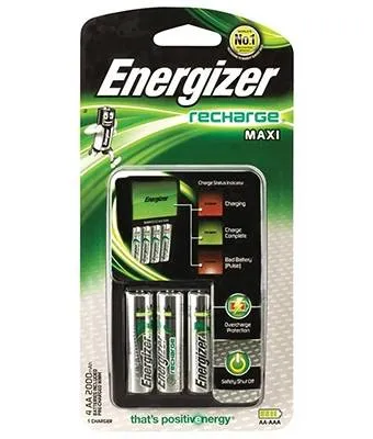 Energizer Maxi Charger with AA Battery - 4 Pcs