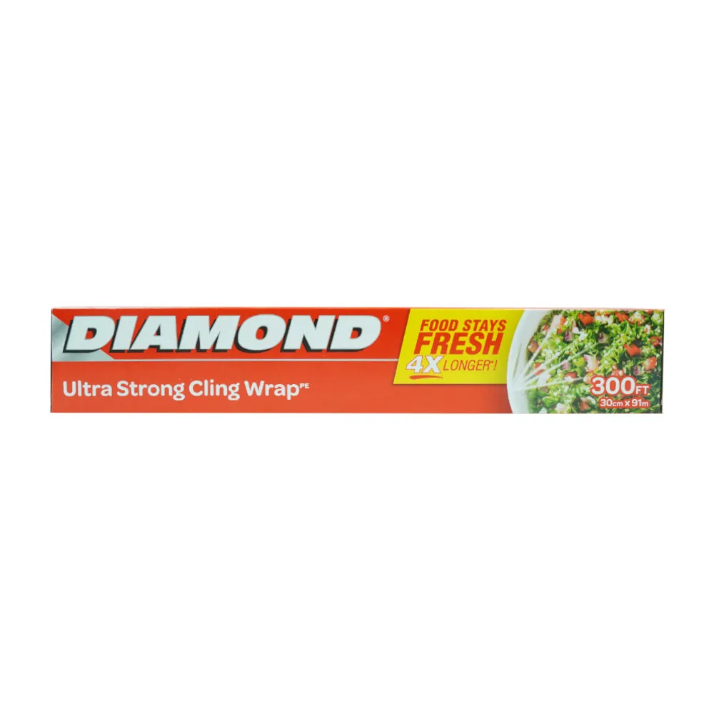 Diamond غلاف بلاستيكي للتغليف 300+100Ft