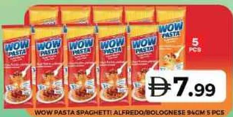 Wow Pasta Spaghetti Alfredo/Bolognese