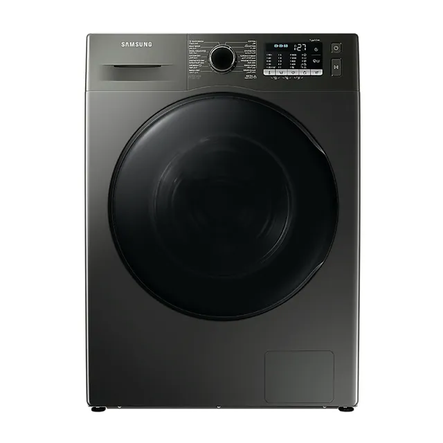 Samsung Washer Dryer, Dryer, 1400 RPM, Ecobubble, WD80TA046BX-GU, Inox Color
