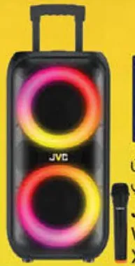 Jvc Trolley Speaker With Microphone Xsn3216Pb