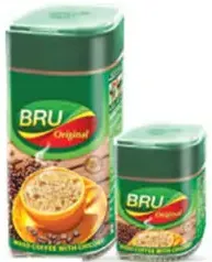 Instant Coffee Bottle + Bru Coffee Original