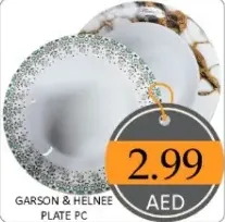 Garson & Helnee Plate