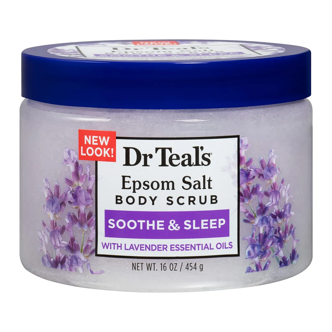 Dr Teals مقشر الجسم Dr. Teal's بملح إبسوم للتقشير والتجديد باللافندر