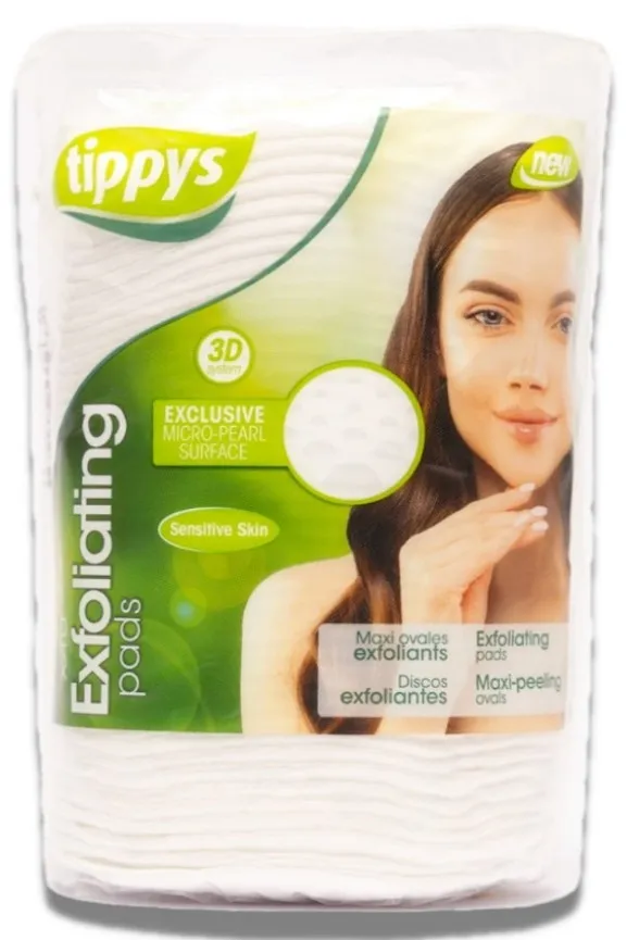 Tippys Exfoliating Pads - 2 x 40's