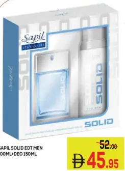 Sapil Solid Men Edt + Deo