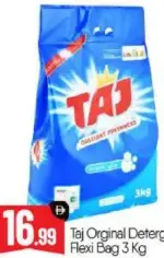 Taj Detergent Flexi Bag Original