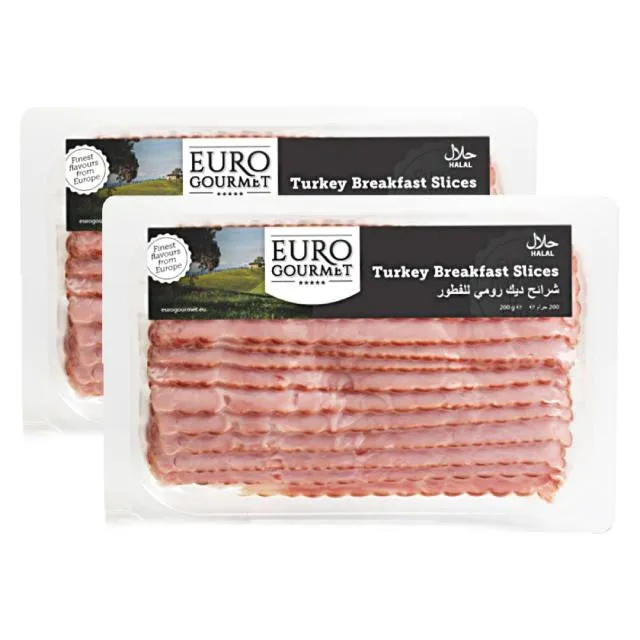 Euro Gourmet شرائح ديك رومي للفطور