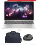 HP لابتوب 15-FC0070NE؛ R5-7530U؛ 8 GB RAM؛ 512 GB SSD؛ مع حقيبة علوية وفأرة
