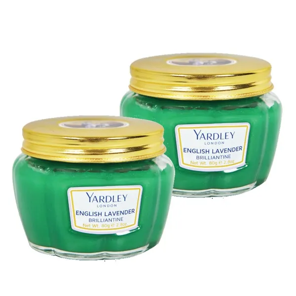 Yardley Hair Cream Brilliantine Lavender 80Gx2Pcs