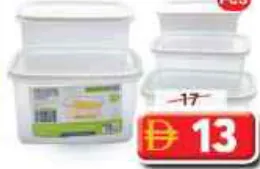 Royalford Plastic Storagecontainer Set