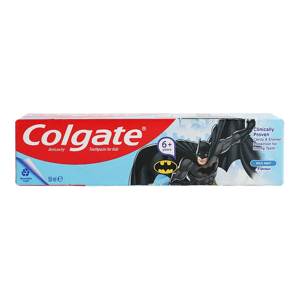 Colgate معجون أسنان للأطفال للأولاد بالفلورايد 6+ Batman