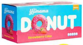 Gandour Yamama Donut Vanilla / Strawberry