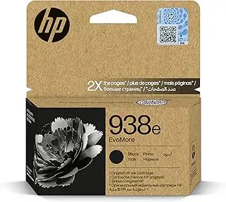 خرطوشة حبر أصلية سوداء EvoMore 938e موديل 4S6Y2PE متوافقة مع Hp Officejet Pro 9720، 9730، 9120، 9120b، 9110b، 9130، 9130b