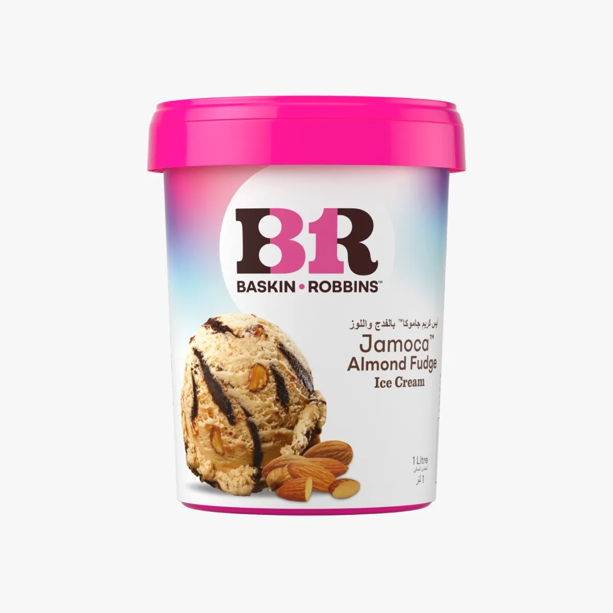 Baskin Robbins آيس كريم جاموكا باللوز والفدج